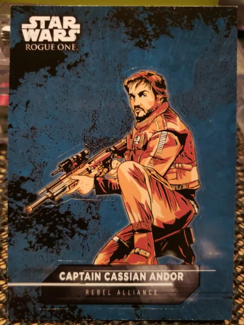 2016 Topps Star Wars Rogue One Mission Briefing Sticker #2 Captain Cassian Andor