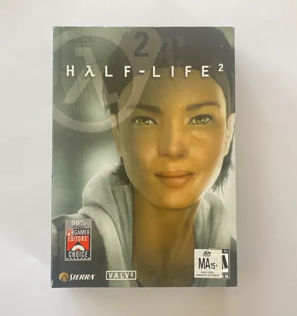 Half-Life 2 (2004) PC CD-ROM Game Valve Sierra Entertainment Boxed 5 Disc Set