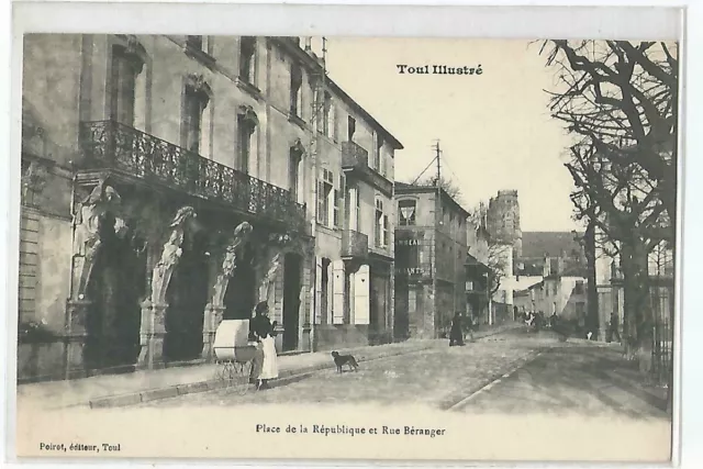 54 Toul, Place De La Republique And Rue Beranger