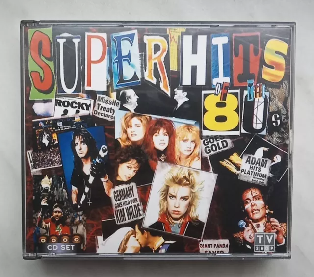 Superhits Of The 80s 4cd Box L&D Records Aus EU. Neuwertig