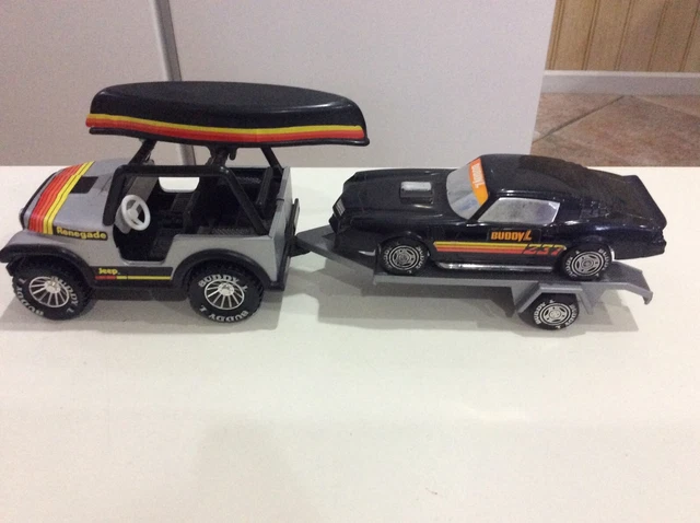 VINTAGE BUDDY L Renegade Jeep Trailer Car 175.00 PicClick AU