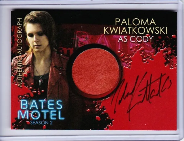 Bates Motel Auto Relic Paloma Kwiatkowski As Cody Autograph 2016 Breygent Psycho