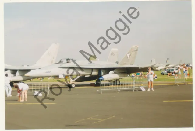 3 prints of US Navy F/A18C Hornets at Boscombe Down, Mildenhall & Farnborough
