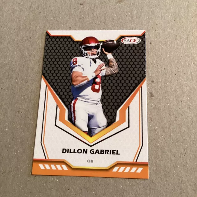 2024 SAGE LOW Series Silber 51 Dillon Gabriel Oregon Ducks Oklahoma