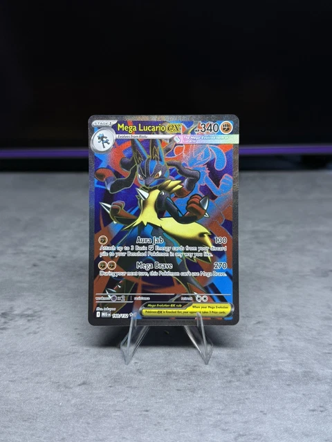 POKÉMON TCG: MEGA Lucario EX 160/132 ME: Mega Evolutions £18.02 ...