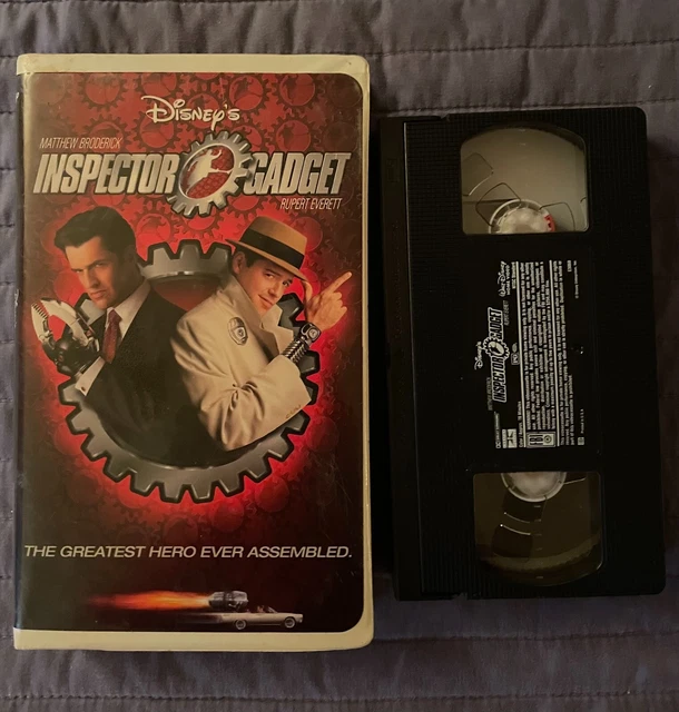 INSPECTOR GADGET - Disney VHS - CLAMSHELL (1999) - Matthew Broderick! £