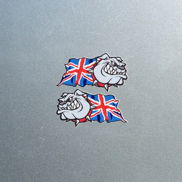 Adesivi Nome Auto 4 Adesivi Nome/cognome Per Auto Rally - Bandiere Inghilterra/Scozia, Personalizzabili, Per Esterno, Bianchi Adesivi Volkswagen Golf - Foto 2