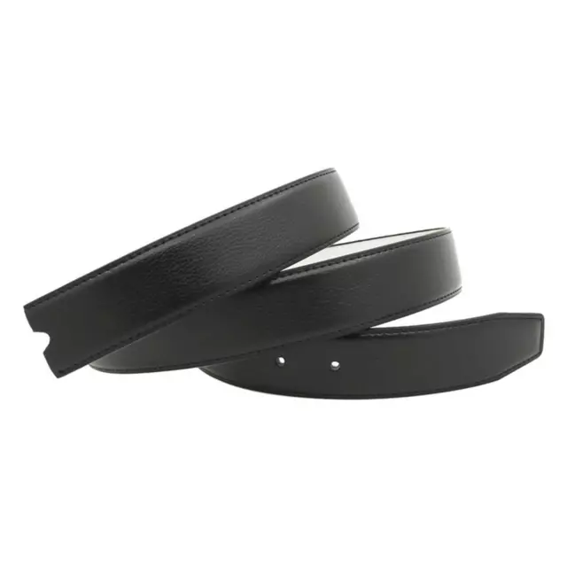 Ceinture en cuir pour hommes 3.8CM sans boucle ceintures en cuir avec trous de