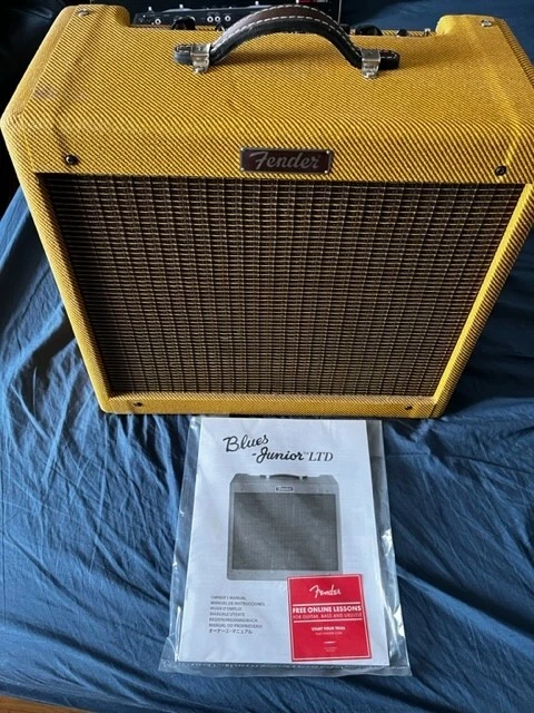Fender blues junior lacquered tweed neuf