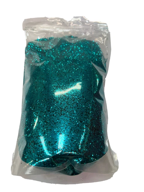 1 kg de brillo turquesa a granel 1 mm hexagonal