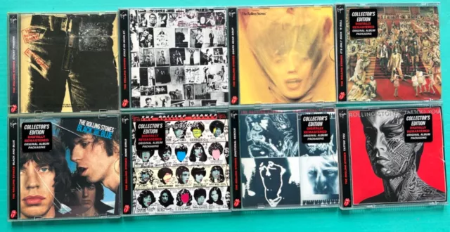 The Rolling Stones - 8 CD Lot of 1994 Collectors Edition Mini Sleeve CDs