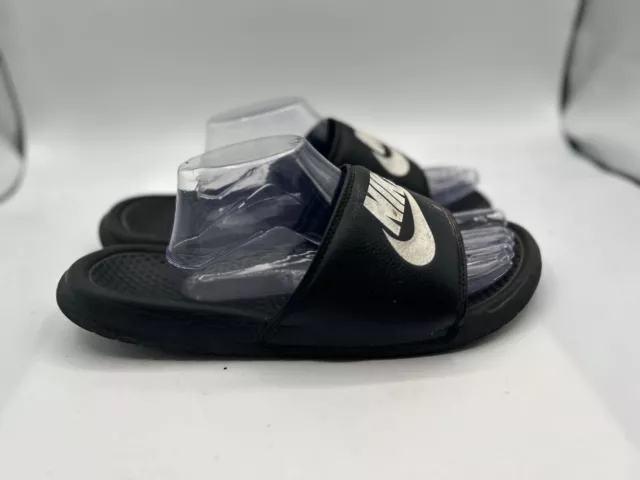 Nike Benassi Jdi Slide Sandals Men's Size 12 Black White Slip-On 343880-090