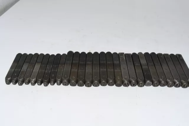 LARGE Lot of H/D 1/8'' & 1/4'' Number & Letter Punches