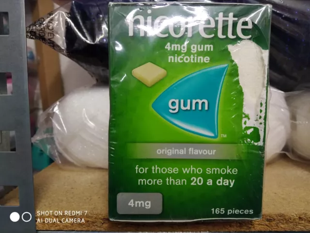 Nicorette Kaugummi Originalgeschmack 165 Stück 4 Mg Verfall August 2023 Neu