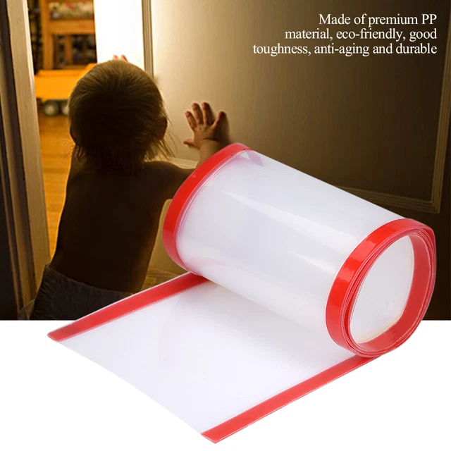(Transparente) Protector de dedos para puertas seguras Protector para dedos de bebé