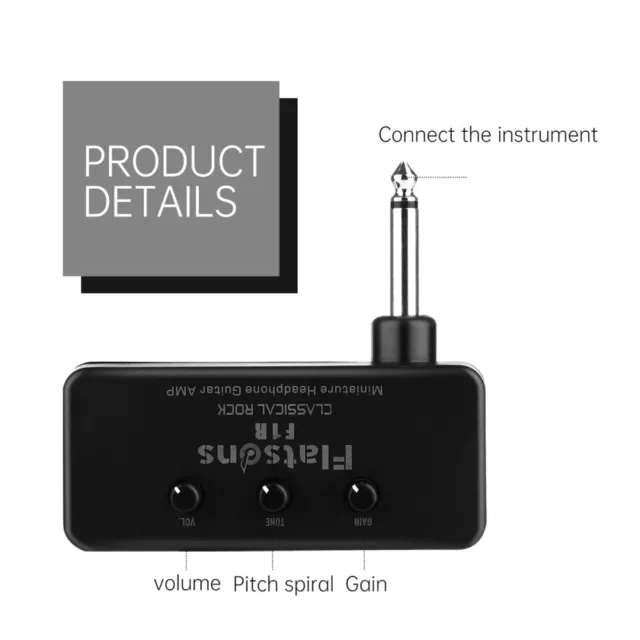 Gitarre Kopfhörer Amp Gitarrenverstärker Sound Lautsprecher Bass Amp 3