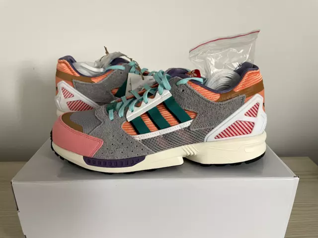 Adidas ZX 10/8 Candyverse 43 1/3 Neu GX1085 Torsion Equipment Eqt Vintage AZX