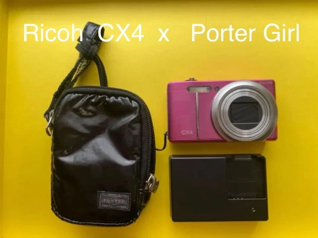 RICOH CX4 Pink 10.0MP Digital Camera 1/2.3-inch CMOS F3.5-F5.6 DB-100 184g