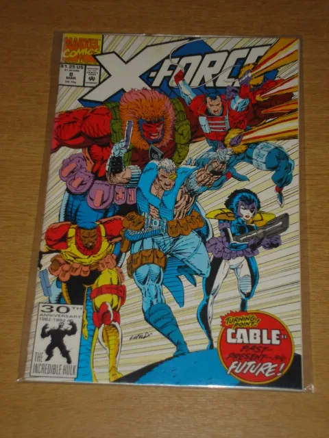 X-Force #8 Marvel Comic Near Mint Condition 1St App Domino March 1992