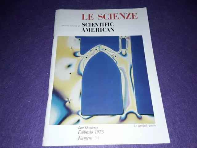 Cattedarli Gotiche, Le Scienze, Scientific American 1973,