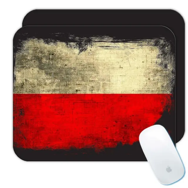 Gift Mousepad : Poland Distressed Flag Vintage Polish Expat Country