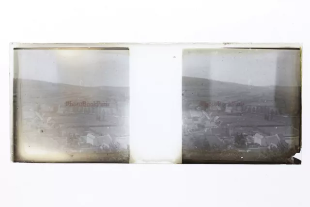France Campagne Photo Plaque Stereo P9P3n14 Vintage 1903