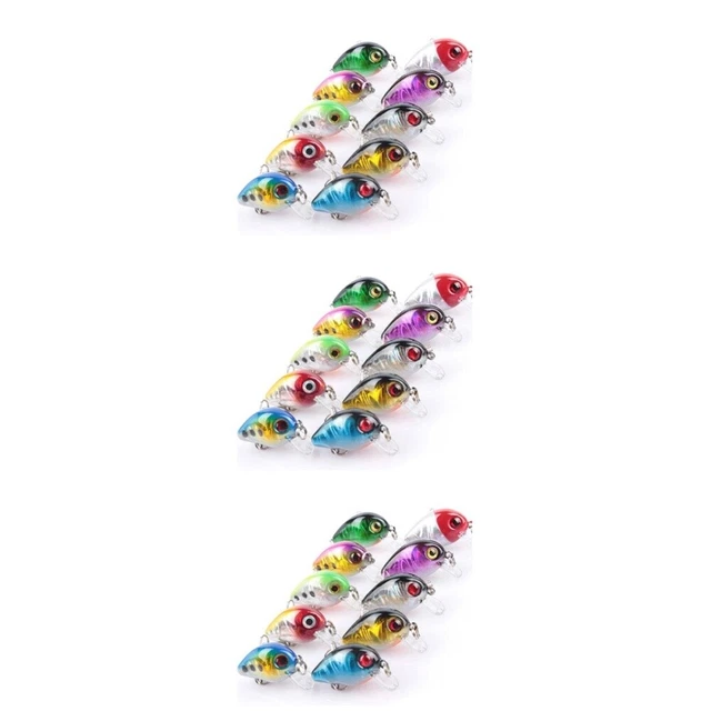 5 pièces/ensemble Mini Kit de manivelle 1.5g/3 cm leurre de pêche Wobblers petit appât dur flottant artificiel matériel de pêche avec boîte Pesca 18 5 pièces/ensemble Mini Kit de manivelle 1.5g/3 cm leurre de pêche Wobblers petit appât dur flottant artificiel matériel de pêche avec boîte Pesca 18