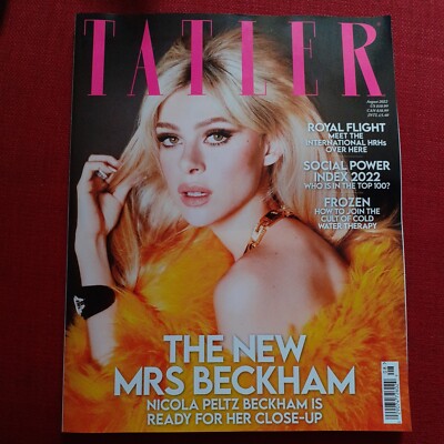 TATLER MAGAZINE AUGUST 2022 Nicola Peltz Beckham EUR 6,84 - PicClick IT