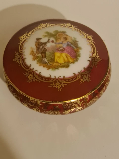 2 Boite à Pilules Forme Bergere+ Sac Porcelaine Limoges Deco 2 Boite à Pilules Forme Bergere+ Sac Porcelaine Limoges Deco