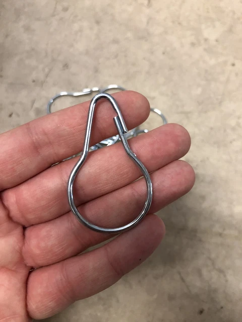 Anelli per tende da doccia, set di 12, ganci per