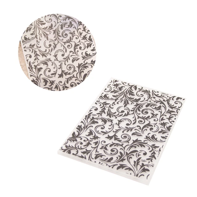 DIY Plastic Bump Embossing Template Stencil Folder for Album Scrapbooking Paper