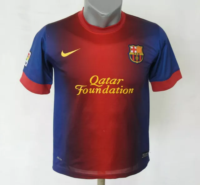 FC Barcelona 2012 - 2013 Home Jersey Messi 10 Nike Shirt Size Children M 30 Boys