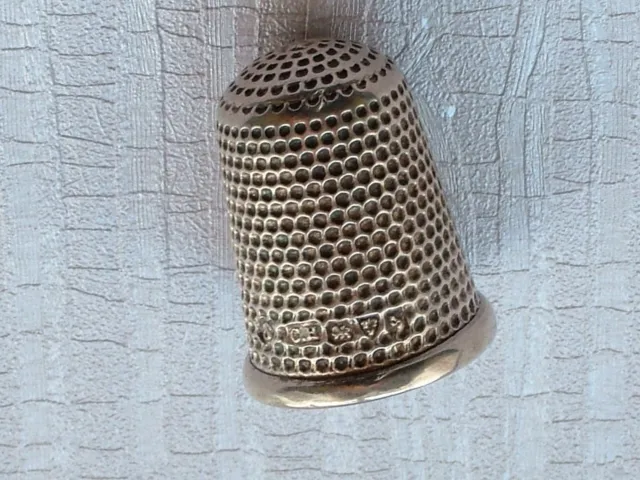 Antique Silver Thimble Charles Horner.