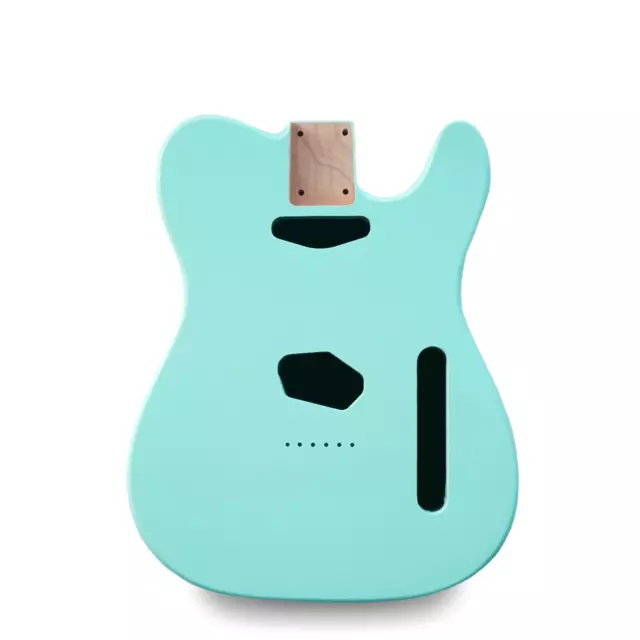 Telecaster Guitar Body – Daphne Blue Vintage Nitro Satin- 2 Piece American Alder