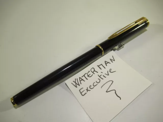 Stylo plume or 18 K WATERMAN EXECUTIVE – French fountain pen WATERMAN gold nib