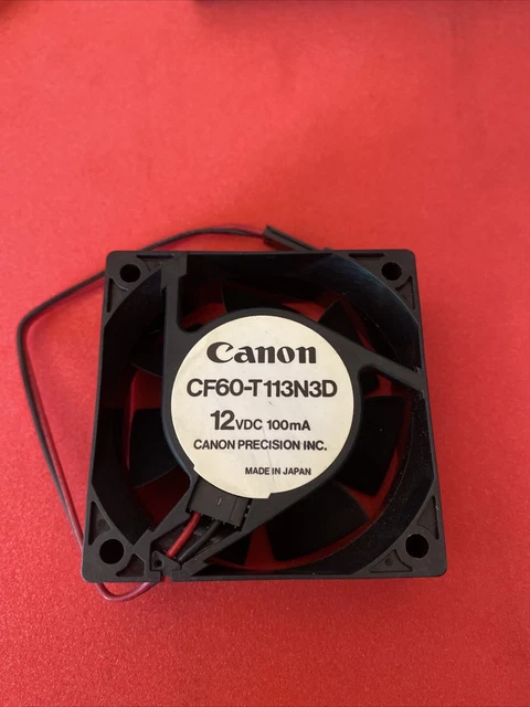 Ventole Canon 12 VDC 100mA 6cmx6cm 2.5 Cm