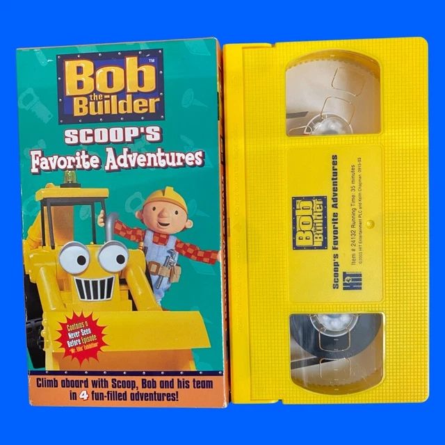 BOB THE BUILDER. VHS. Scoop’s Favorite Adventures. Free Shipping! 6.85