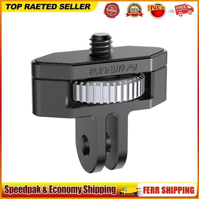 1/4 Screw Head Camera Mount 360 Rotation Adapter for POCKET 2 Insta360 ONE X2/X