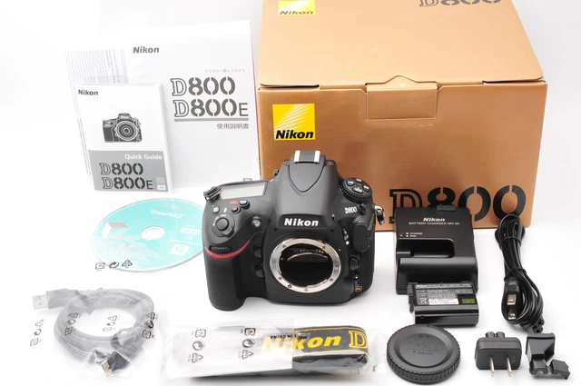 [MINT in Box] Nikon D800 36.3MP Digital SLR Camera Body From JAPAN #607
