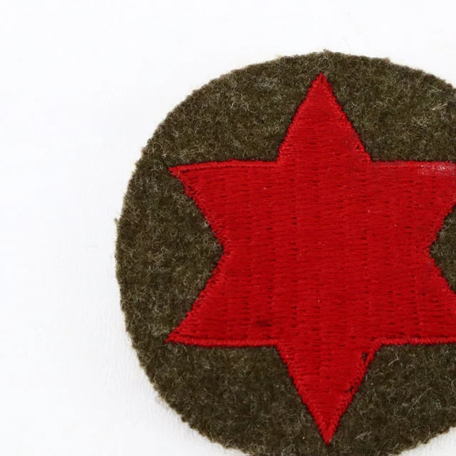 Pre WWII US Army 6th Infantry Patch Variation #21 B 6