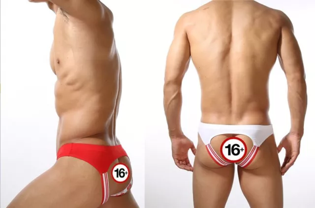 String Slip Jockstrap Sexy Homme Fesses Nues Underwear Thong Man Men Uomo