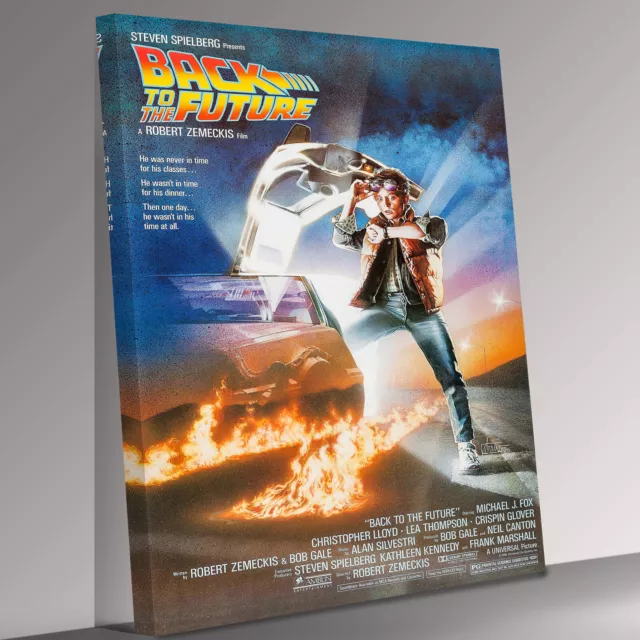 Back To The Future Canvas Wall Art  Print Ready To Hang