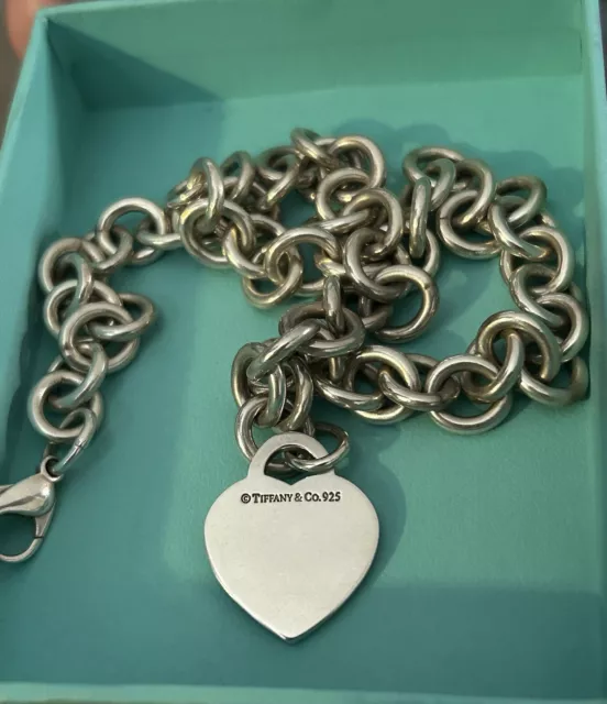 tiffany co. sterling silver 925 heart necklace 2