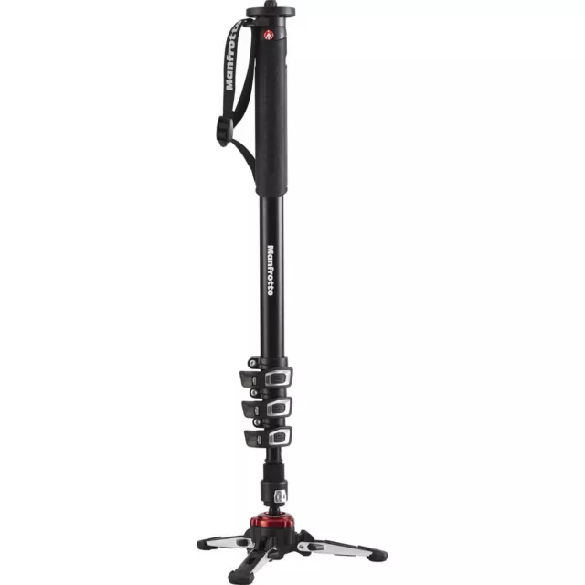 Manfrotto MVMXPROA4 Aluminum XPRO Video Monopod+ FLUIDTECH Panning Base