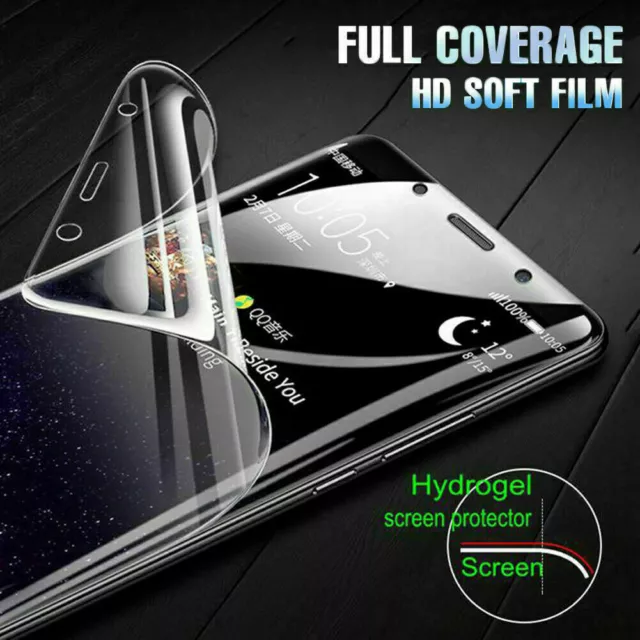 For Samsung Galaxy S24 S23 S22 S21 Ultra S10 Plus Hydrogel FILM Screen Protector 3