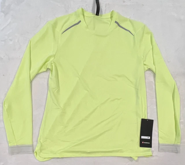 Lululemon Fast Free Long Sleeve Bold Lines Size XL LM3DSRS FZAP