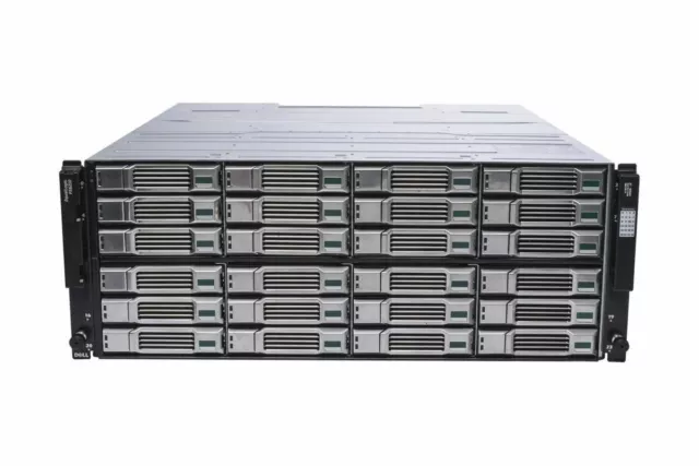 Dell EqualLogic PS6210E 24x 4TB SAS HDD 96TB iSCSI SAN Storage Array 10GBe/10GB