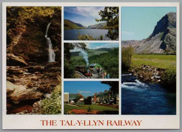 Multi Scenes of The Tal-Y-Llyn Railway North Wales Postcard