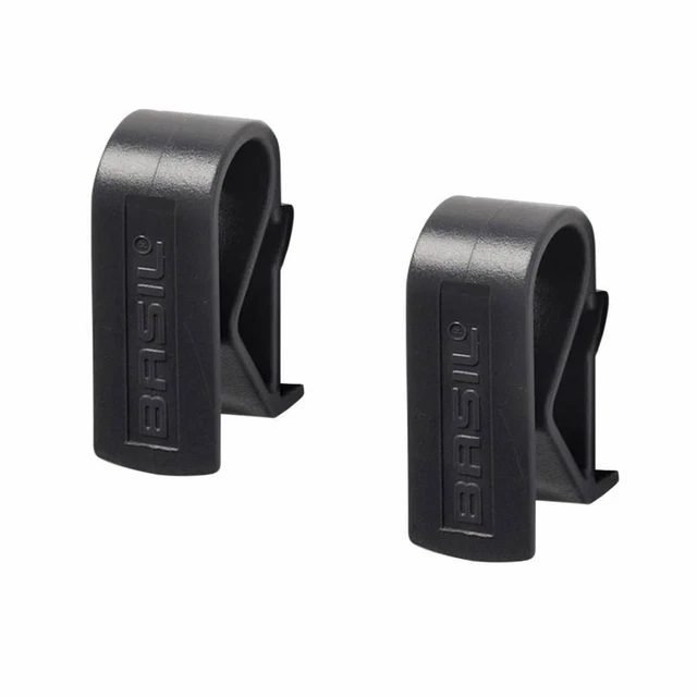 Sacoche Arrière Vélo Latérale Sac à Dos Fixation Hook Sur Porte Bagage Basil Flex Noir 17 L
