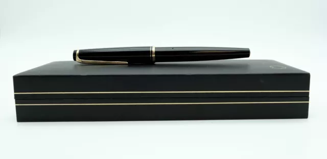 Klassischer Montblanc No.22 Kolbenfüller, 60er Jahre, Goldfederstärke "F"